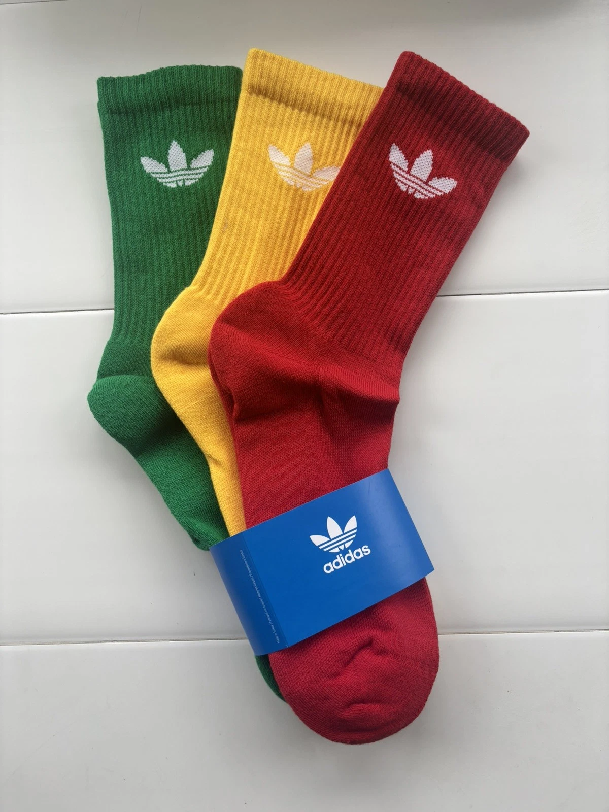 Adidas originals Cushioned Crew Socks Medium 5-9 Uk teen men woman gift present