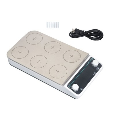Multi-Position Magnetic 6 Position Magnetic Stirrer 50-1200RPM 6x500ml