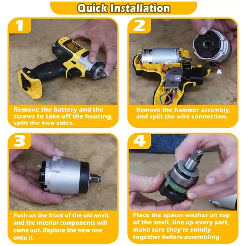 1/2'' Impact Wrench Anvil Assembly For 18V 20V MAX DCF899HB DCF899HP2 - Picture 17 of 17