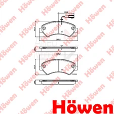 Fits Peugeot Boxer Fiat Ducato Citroen Relay Brake Pads Set Front Howen #2