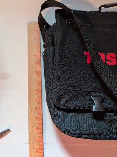 Vintage Toshiba Black Carrying Bag **GREAT SHAPE!*** - Picture 14 of 14