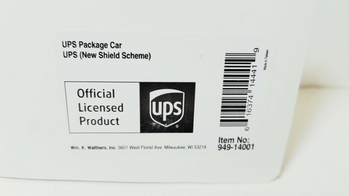 14001 Walthers Scene Master UPS Package P-600 Brown Truck New Shield Logo HO - Picture 5 of 5