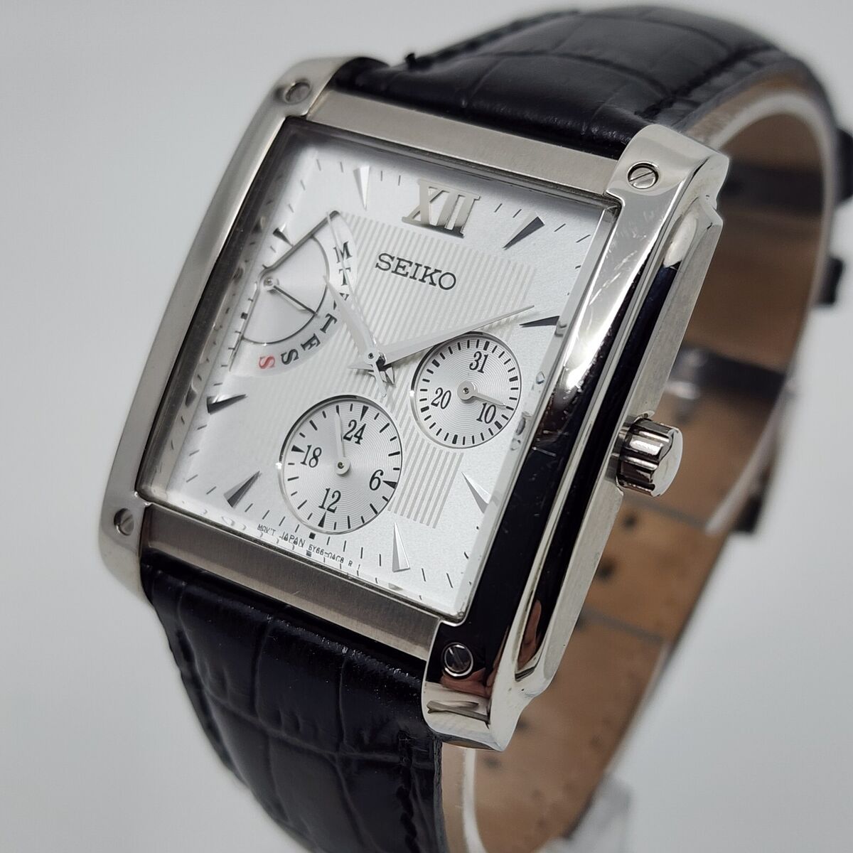 Seiko Retrograde 5Y66-0AC0 SCJD007 Day Date Stainless Steel Seiko Retrograde 5Y66-0AC0 SCJD007 Day Date Stainless Steel