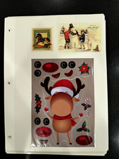 Vintage 80s Stickers--Hallmark Brand - Full Sheet plus 2 loose stickers