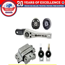 Engine Motor & Trans Mount 6PCS Set Compatible for 2006-2009 Volkswagen Rabbit