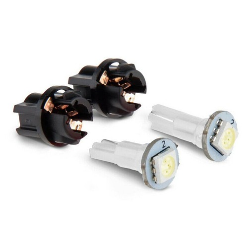 T5 Car Parts Instrument Panel Cluster White LED Dash Light Bulb W/ Twist Sockets - Picture 11 of 12