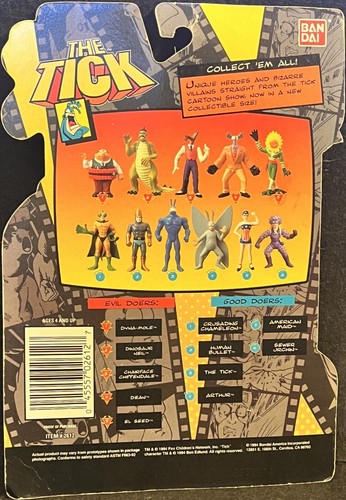 The Tick SEWER URCHIN Collectible 2.75" Figure #2612 BanDai 1994 - NEW on Card! - Picture 3 of 3