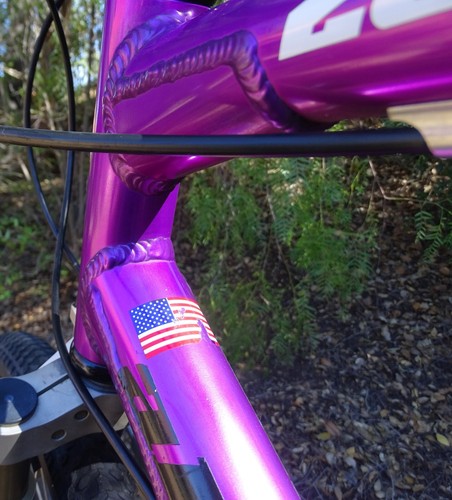 Vintage Gt Zaskar Le All Terra – Anodized Purple Tripple Triangle Made in USA - Picture 21 of 24