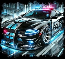 DTF Transfers ready to press custom POLICE t-...