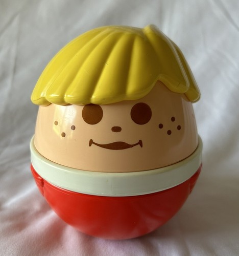 Vintage Little Tikes Toddle Tots Jumbo Weeble Wobble 5” Chime Ball