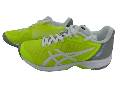 Asics Gel Court Speed Wmns Safety Yellow White Athletic Shoes (choose size) New