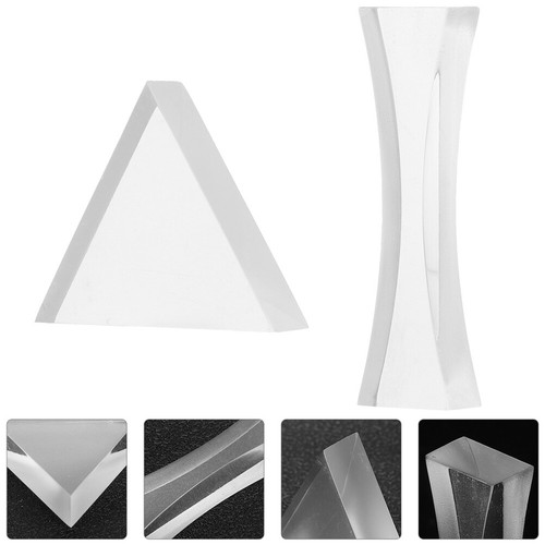 2PCS Optical Science Kit Transition Lenses Physics Lens Physics Teaching Tool US - Picture 10 of 12