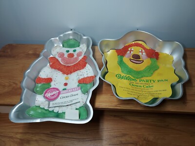 Wilton Clown Cake And Circus Clown Cake Pans Dessert Molds