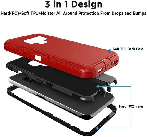Für Samsung Galaxy S9/S9+/S9 Plus Robuste Hülle Hybrid Robust Handy Hard Case - Bild 45 von 52