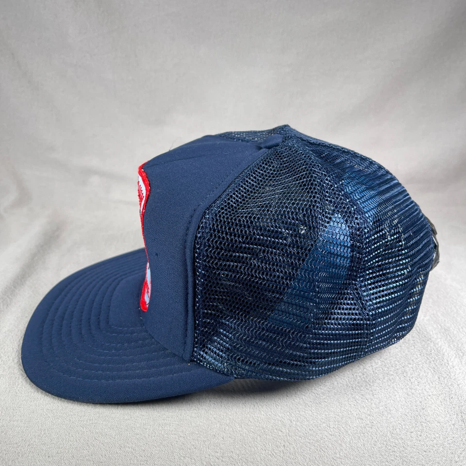 Chiloquin Agency Lake RFPD Hat Men Blue Vintage Snapback Patch Fire Department - Image 2 of 4