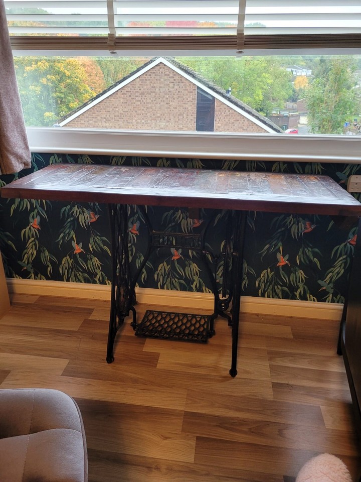 singer sewing machine vintage table eBay