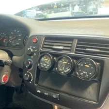 52mm 3 Gauge Pod Radio Stereo Triple Civic