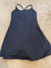 Halara In My Feels BLACK Dress Size Small New With Tags Tik Tok Dress