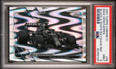 TOPPS CHROME F1 MAX VERSTAPPEN 世界99枚限定 2021 Topps Chrome Formula 1 Max Verstappen Black & White