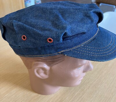 帽子 VINTAGE 70s Levi's denim hat orange tab Vintage 70s Orange Tab Levi Strauss & Co. Hat – Sandlot Vintage