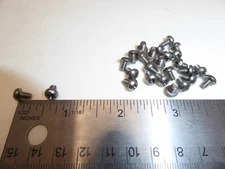6-32 x 3/16 Round Head Phillips Machine Screw SS 18-8 VINTAGE USA Made Qty 25