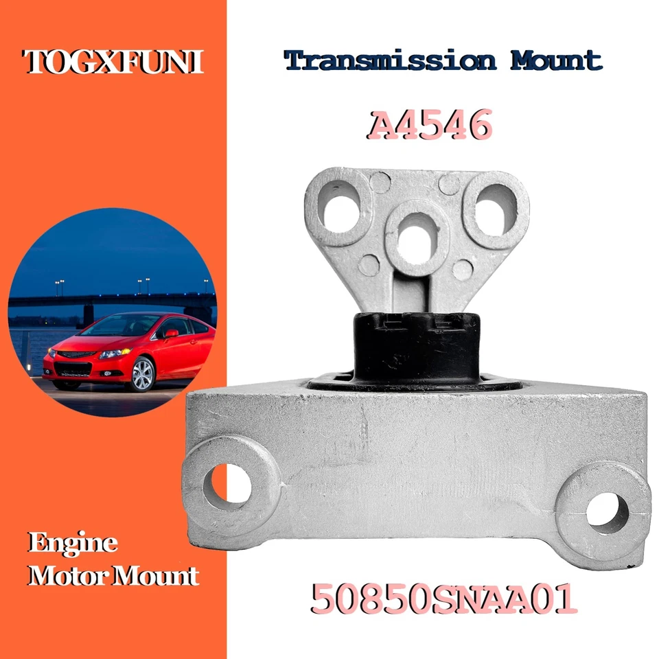 4PCS Engine Motor Mount for 2006-2011 Honda Civic 1.8L Automatic Transmission Foto 2 de 4