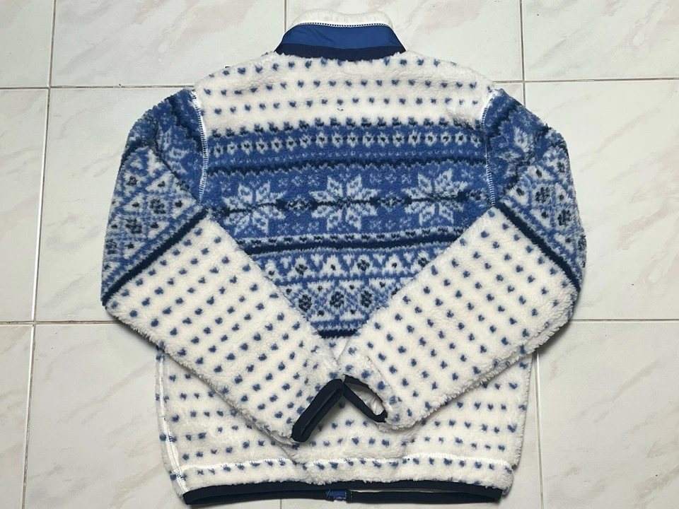 Chaqueta Sherpa Polo Ralph Lauren Vacaciones Cremallera Completa Niños Niños L 12-14 Nueva  Foto 2 de 3