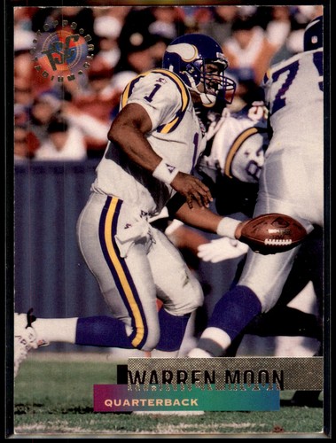 Warren Moon #140 1995 Stadium Club card