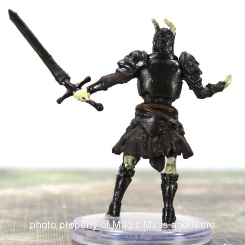 Dragonlance ~ Skeletal Knight #22 Shadow Dragon Queen D&D Icone Skelettro mini - Foto 2 di 3