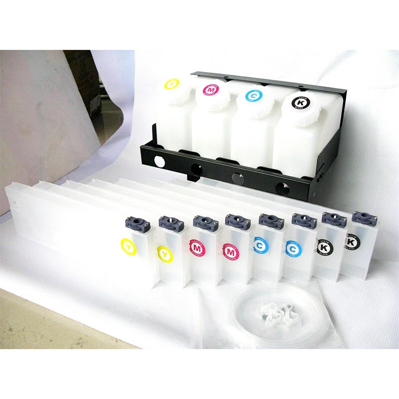 Continuous Bulk Ink System 4 Bottle 8 Cartridges for Roland FH-740 XF640 XR-640 - Image 4 of 4