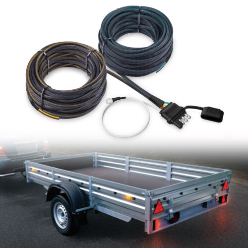 50FT 4 Pin 5 Wire Trailer Wiring Harness,Trailer Light Kit 5 Wire 4 Pin Harness - Picture 4 of 24