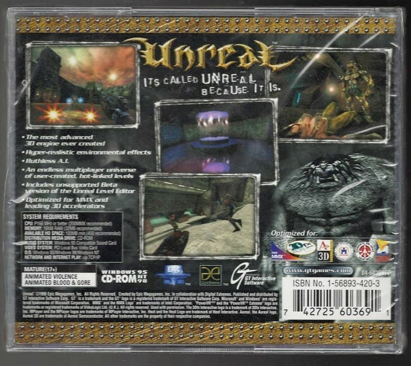 Unreal (PC, 1998) for sale online | eBay Unreal (PC, 1998) for sale online | eBay