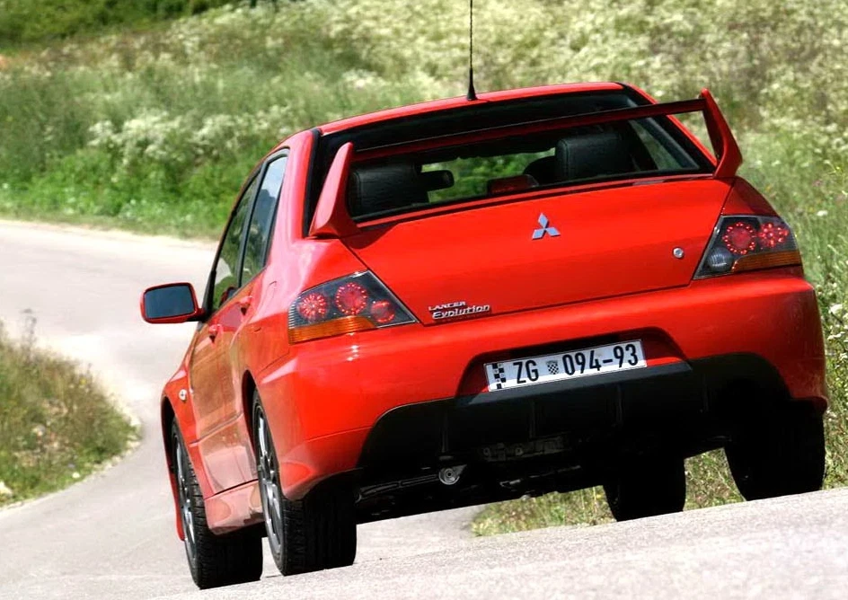 Rear High Wing Trunk Spoiler For 03-07 Mitsubishi Lancer Evolution EVO Unpainted - Image 4 of 4