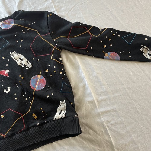 True Religion Galaxy Sweatshirt Children’s Size Small Boys Size Small Black - Picture 8 of 12