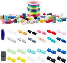 Break Away Safety Clasp Buckle, 40 Set 20 Styles Plastic Bead Barrel Connectors