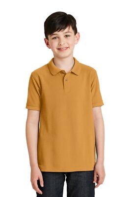 Y500 Port Authority Youth Silk Touch Polo