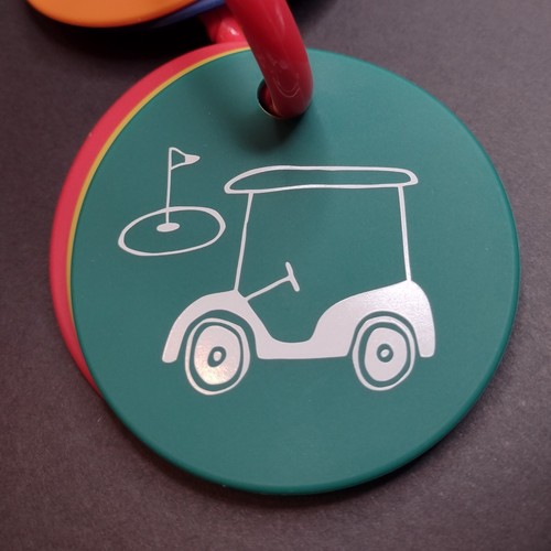 Bella Tunno Teething Flashcards Silicone Sport Themed Educational Motor Skills - Picture 9 of 20