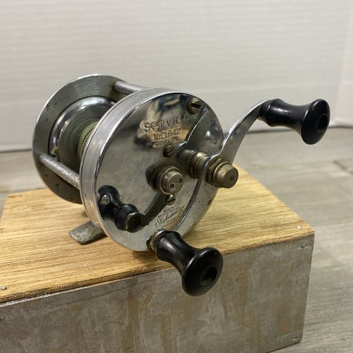 Carrete de colección Shakespeare Service 1942 modelo GK Bait Caster hecho en EE. UU. - Imagen 2 de 10