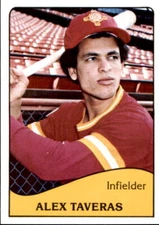 1979 Albuquerque Dukes TCMA #15 Alex Taveras Dominican Republic DR Baseball Card