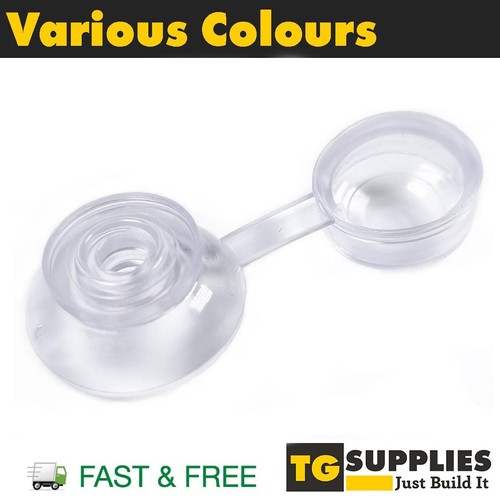 PVC Plastic Screw Cover Caps For Corrugated Roofing Sheets Various