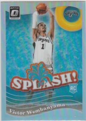 Victor Wembanyama Silver Holo Splash Rookie Insert 2023-24 Donruss 