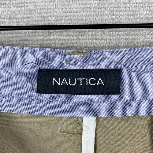 NAUTICA Chino Pants Men's Size 38 (40) x 30 (27.5) Khaki The Beacon Pant Classic - Picture 18 of 23