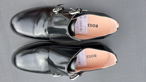 HUGO BOSS Schuhe Gr. 41 (UK 7) UVP € 390,- Doppelmonk! NEU!! - Picture 4 of 6