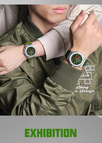 NAVIFORCE New Fashion Watches Luxury men Soft Silicone Strap - Picture 12 of 16