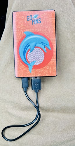 Keyscaper Miami Dolphins Device Charger Powerbank 2500 mAh Power Supply USB-A - Picture 5 of 20