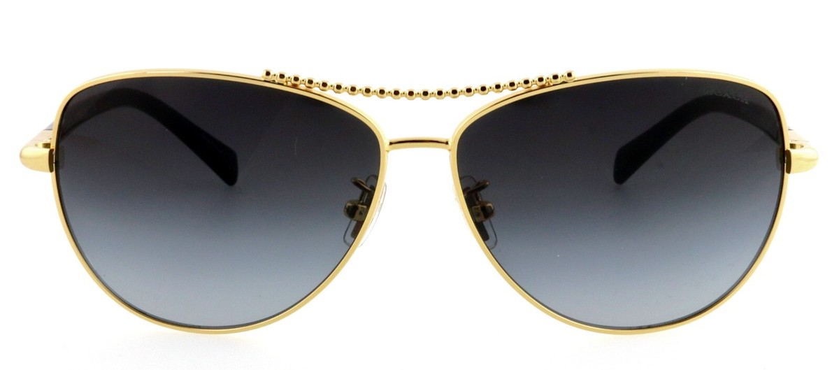 Coach Gold Metal Aviator Sunglasses with Dark Lenses HC7192D CDP44 Sunglasses - Coach Authorized Retailer  main image 2