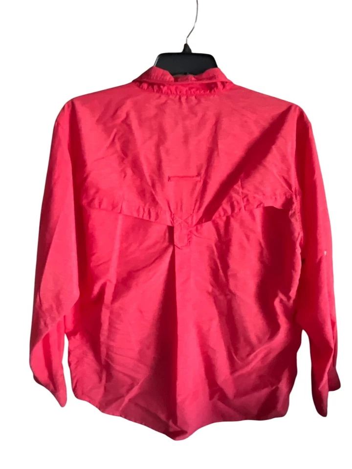 Camisa de pesca ExOfficio para mujer ventilada talla XL roja manga larga Foto 2 de 4