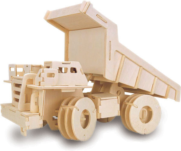 Quay Dump Truck Woodcraft Construction Kit FSC