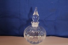 GLASS SCENT BOTTLE with STOPPER