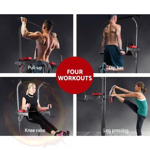 Everfit Power Tower 4-IN-1 Multi-Function Station Fitness Gym Equipment - Picture 4 of 6